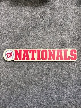 Washington Nationals Wooden Sign